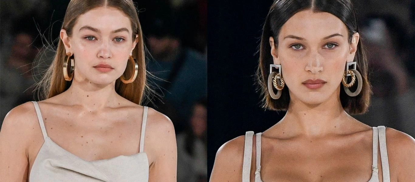 Γυμνές ποζάρουν Bella και Gigi Hadid για την νέα «παραδεισένια» καμπάνια του οίκου Versace (φώτο)